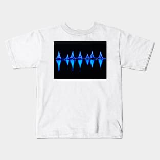 Blue Light Reflections Kids T-Shirt